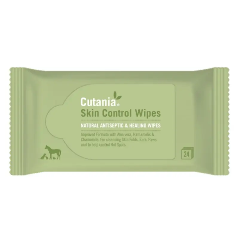 Vet Exchange Cutania Skin Control Wipes Soothing Antibacterial & Antifungal