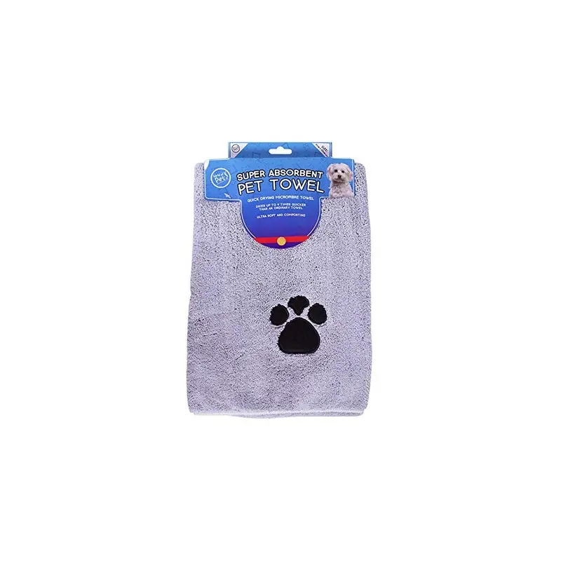 World Of Pets Super Absorbant Micofibre Pet Towels For Dogs Pack Size 2