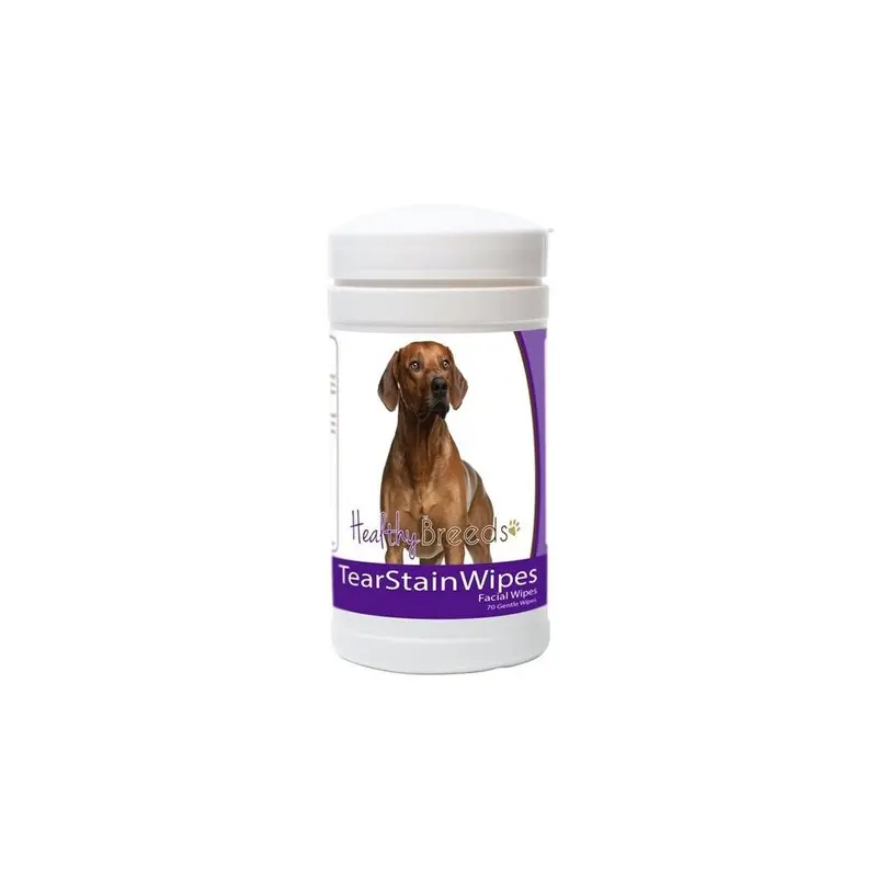 Healthy Breeds 840235152255 Rhodesian Ridgeback Tear Stain Wipes