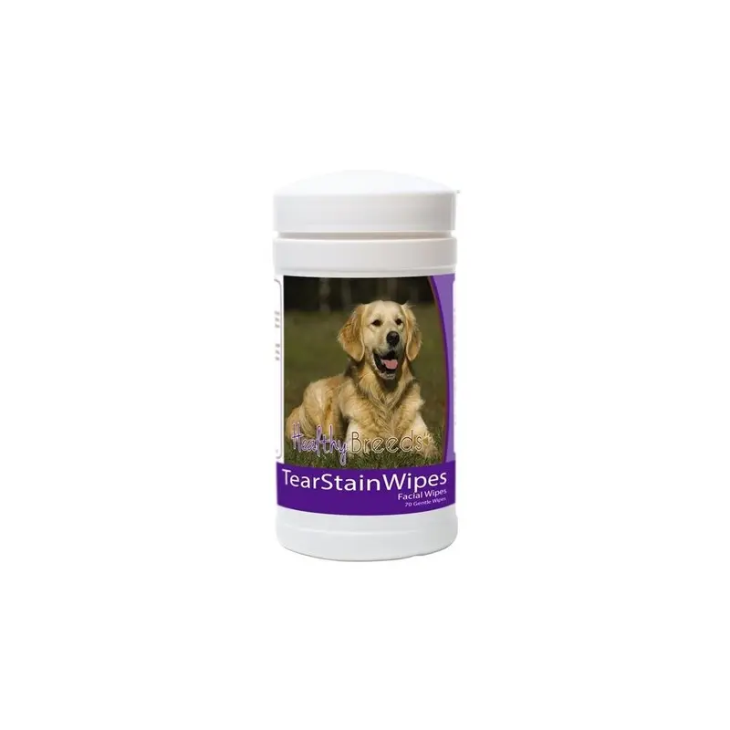 Pamperedpets Golden Retriever Tear Stain Wipes