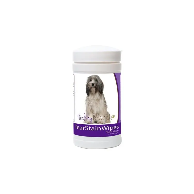Pamperedpets Tibetan Terrier Tear Stain Wipes