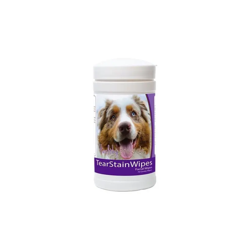 Healthy Breeds 840235151968 Australian Shepherd Tear Stain Wipes