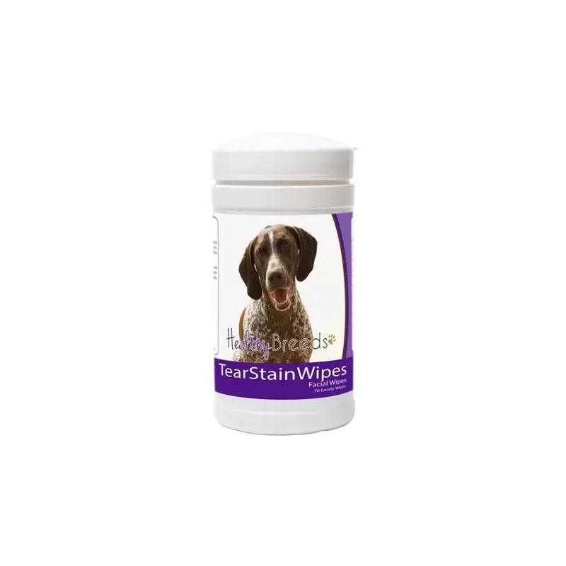 Healthy Breeds 840235151999 German Shorthaired Pointer Tear Stain Wipes