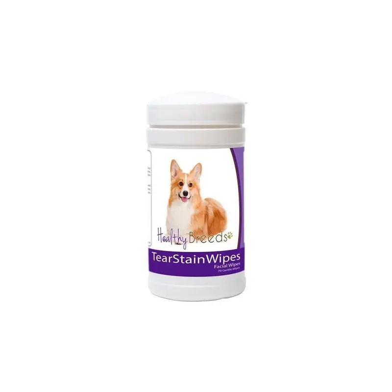 Healthy Breeds 840235153023 Pembroke Welsh Corgi Tear Stain Wipes