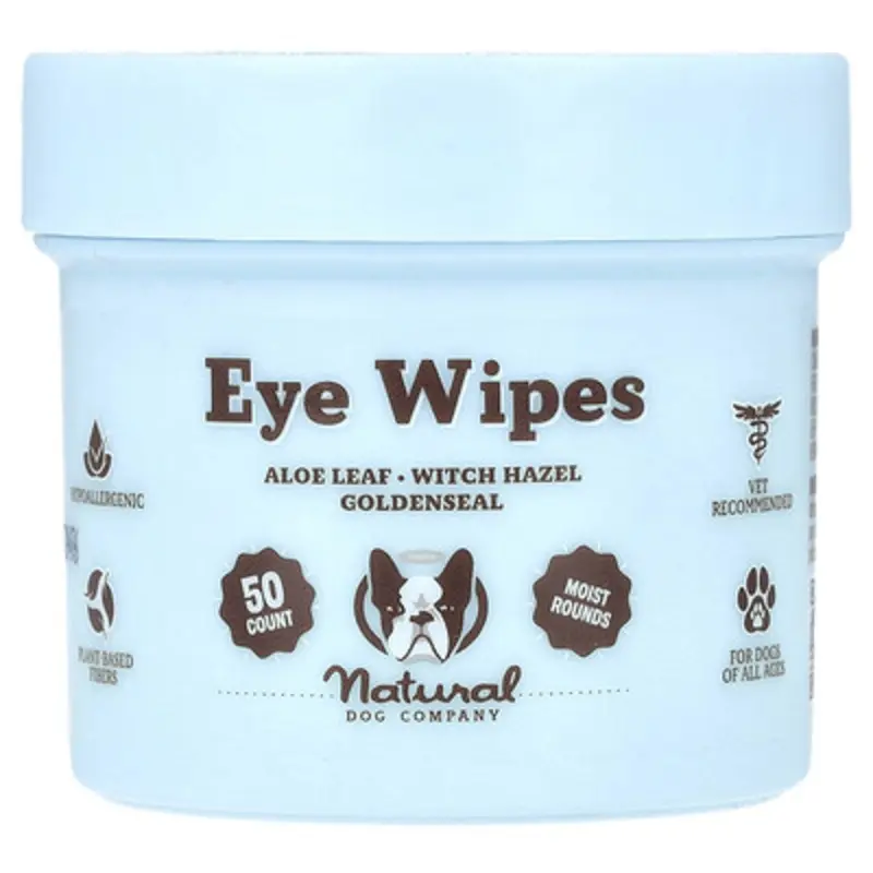 Natural Dog Company , Eye Wipes 50 Count