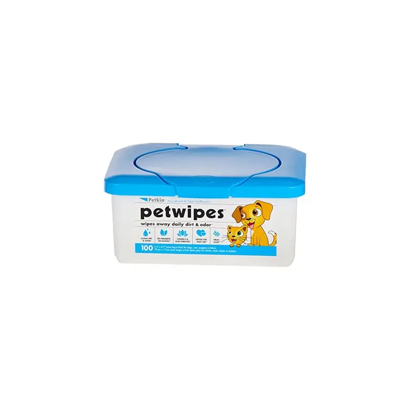 Petkin Pet Wipes, Pack Of 100