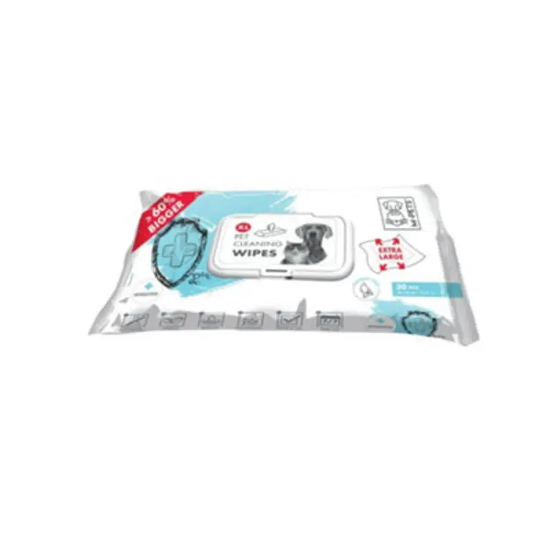 B&Q M-Pets Pet Cleaning Wipes Anti-Bacterial Xl 30 Pcs