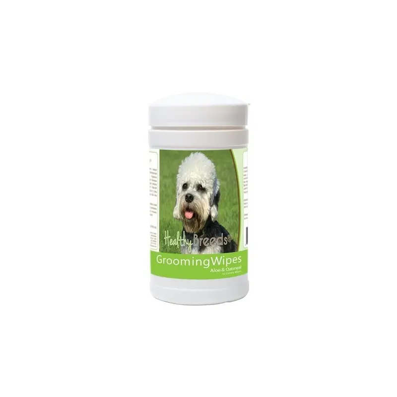 Pamperedpets Dandie Dinmont Terrier Grooming Wipes - 70 Count