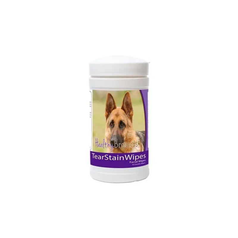 Pamperedpets German Shepherd Tear Stain Wipes