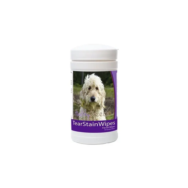 Healthy Breeds 840235152378 Goldendoodle Tear Stain Wipes