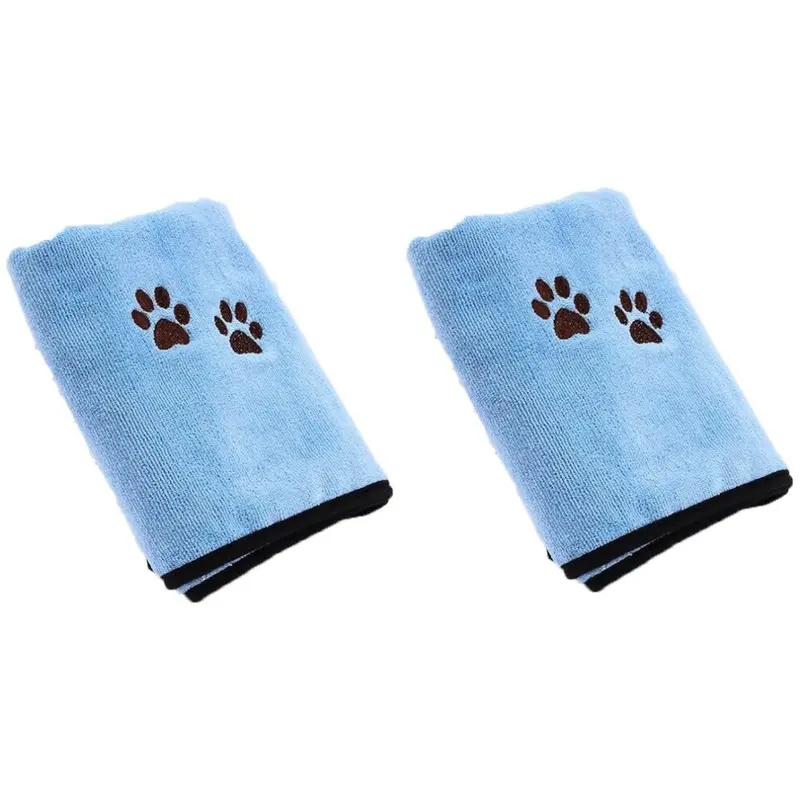J&Y Blue ( And ) Pet Microfibre Quick Drying Towel For Dog And Cat 90Cm