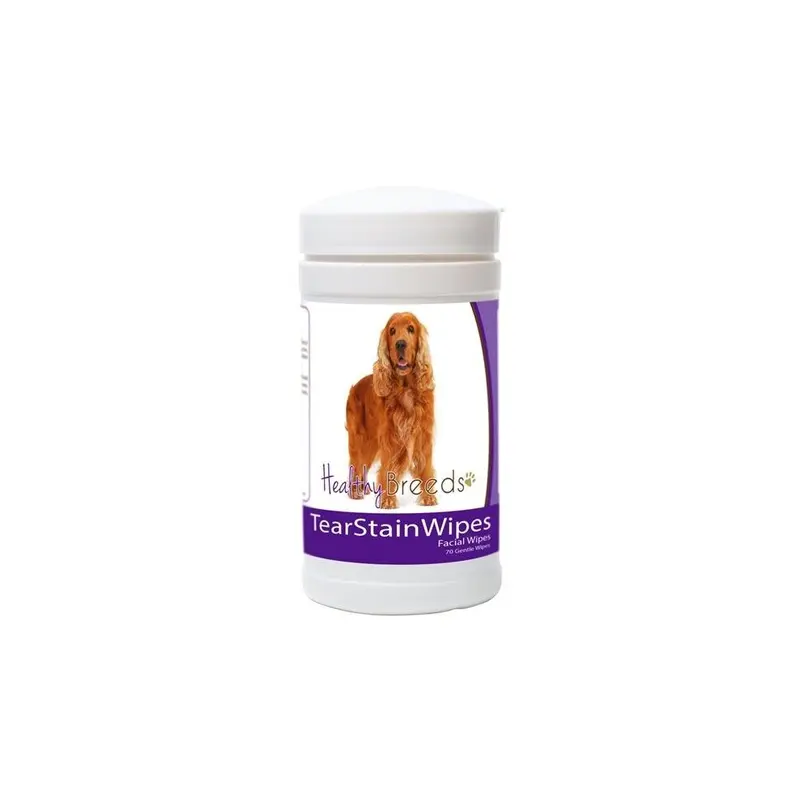 Pamperedpets English Cocker Spaniel Tear Stain Wipes