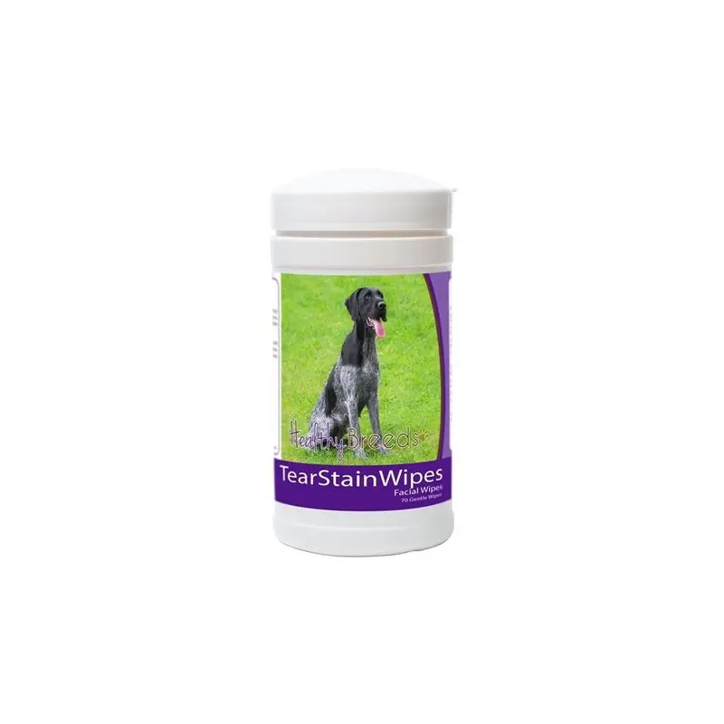 Pamperedpets German Wirehaired Pointer Tear Stain Wipes