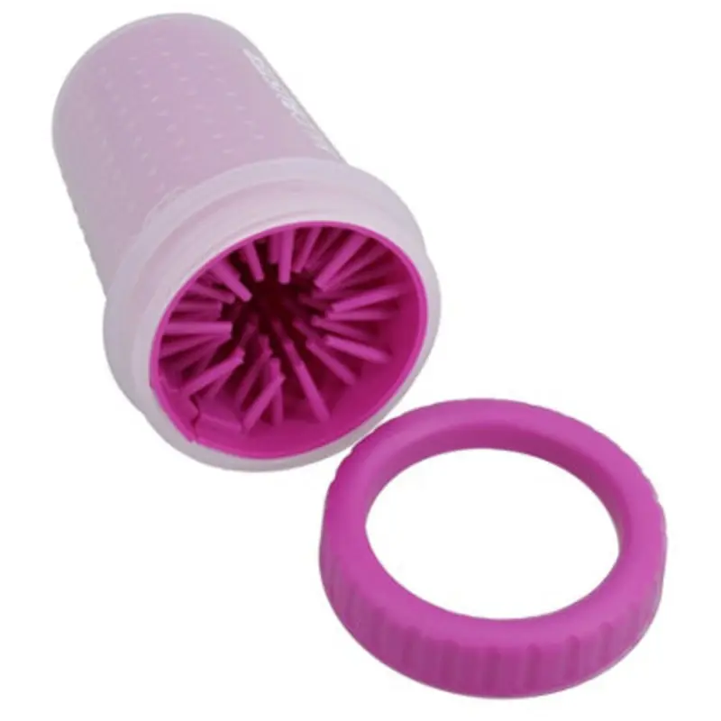 Ab Tools Fuchsia Mudbuster Portable Dog Paw Cleaner Muddy Dog Paw Cleaner Medium