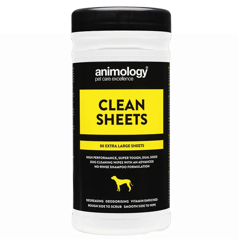Animology Clean Sheets 80 Wipes