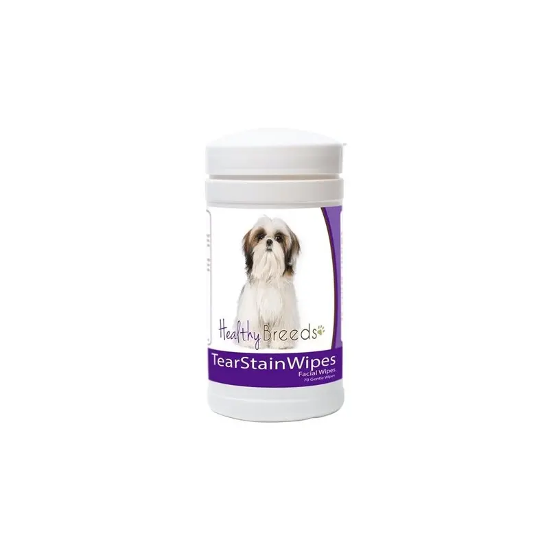 Healthy Breeds 840235152354 Shih Tzu Tear Stain Wipes