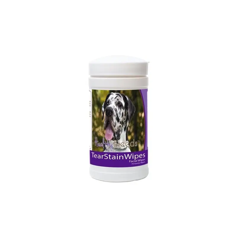 Pamperedpets Great Dane Tear Stain Wipes
