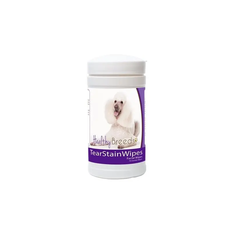 Healthy Breeds 840235152200 Poodle Tear Stain Wipes