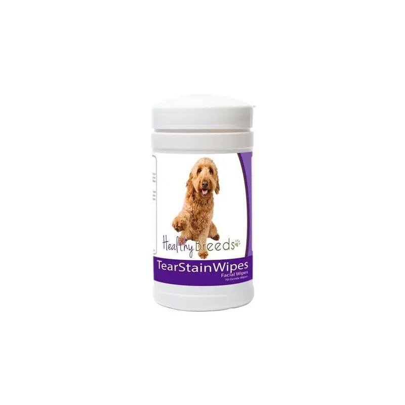 Healthy Breeds 840235152330 Goldendoodle Tear Stain Wipes