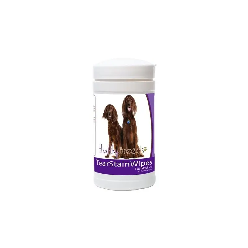 Healthy Breeds 840235152217 Irish Setter Tear Stain Wipes