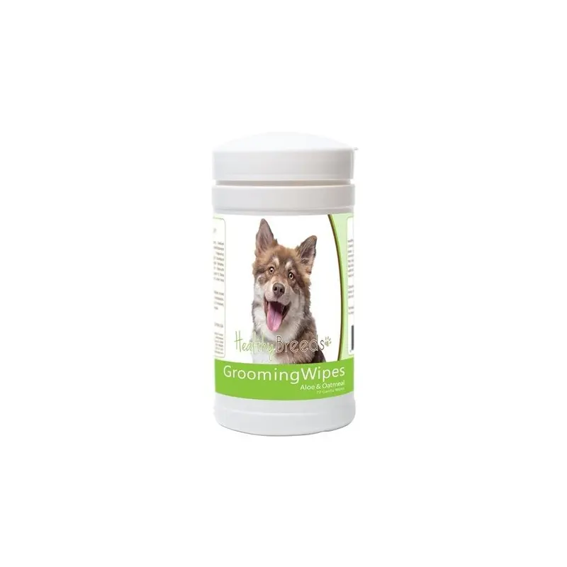 Healthy Breeds 840235172963 Finnish Lapphund Grooming Wipes - 70 Count