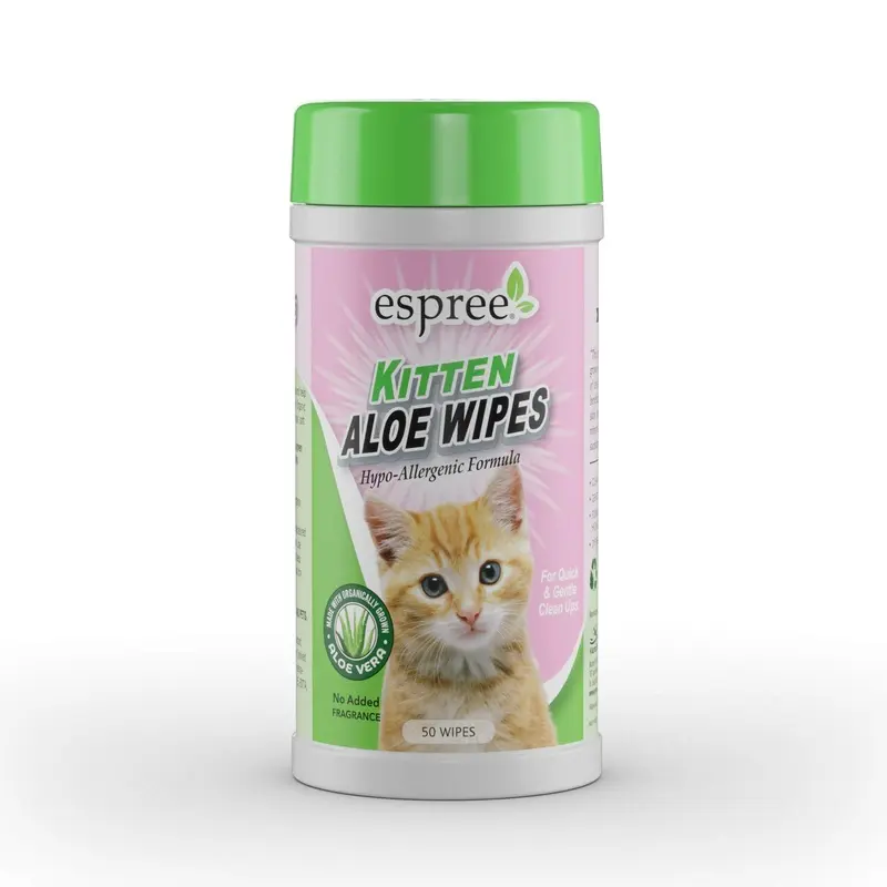 Espree Aloe Vera Wipes for Kitten
