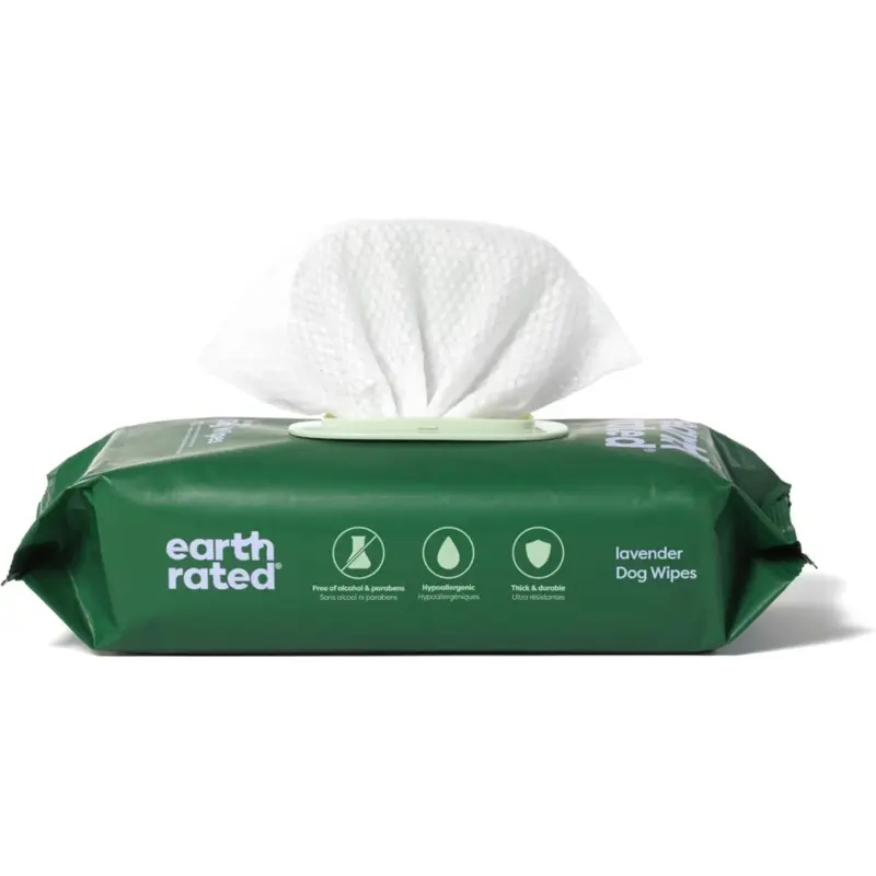 Earth Rated Hypoallergenic Dog Wipes, Cleaning and Odour