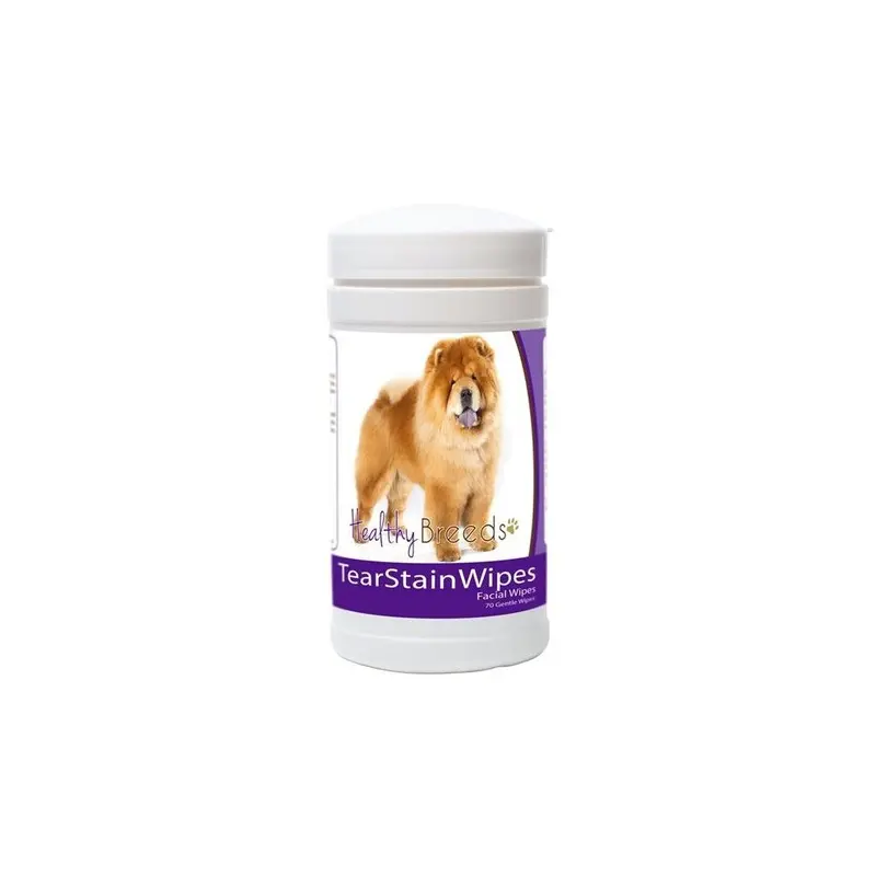 Healthy Breeds 840235152392 Chow Chow Tear Stain Wipes