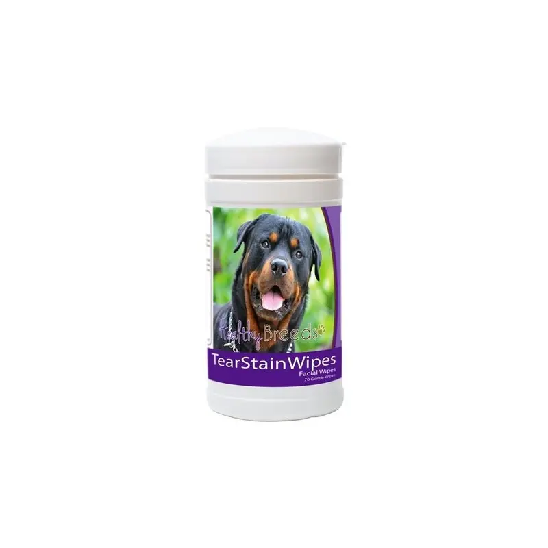 Healthy Breeds 840235152996 Rottweiler Tear Stain Wipes