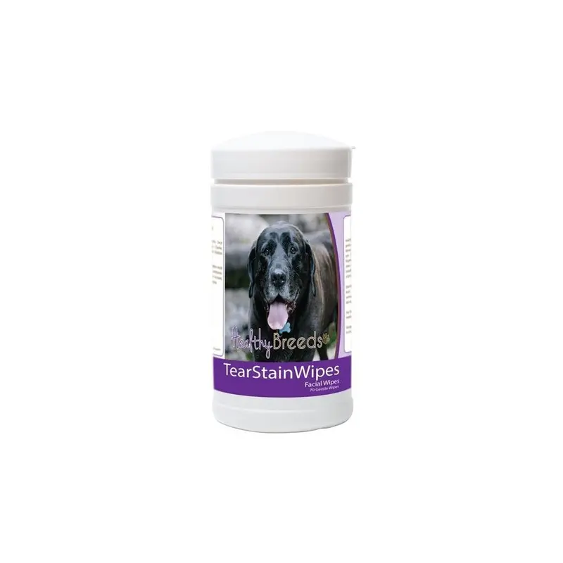 Healthy Breeds 840235176367 Mastador Tear Stain Wipes - 70 Count