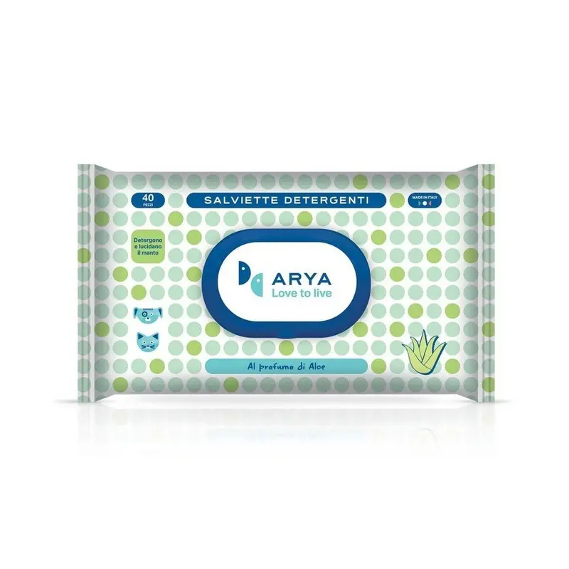 Arya Soft Wet Wipes Aloe (30 X 20 Cm) Size 30
