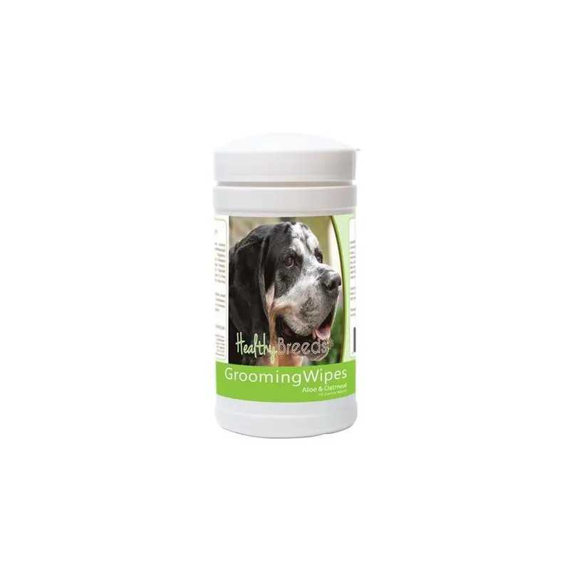 Healthy Breeds 840235178880 Bluetick Coonhound Grooming Wipes - 70 Count
