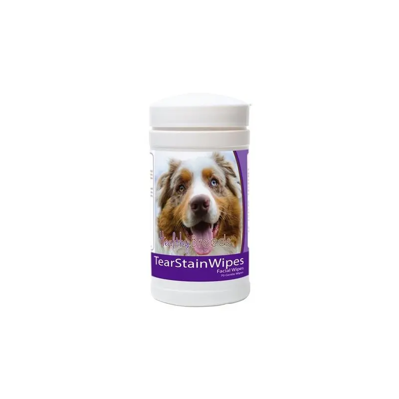 Pamperedpets Australian Shepherd Tear Stain Wipes