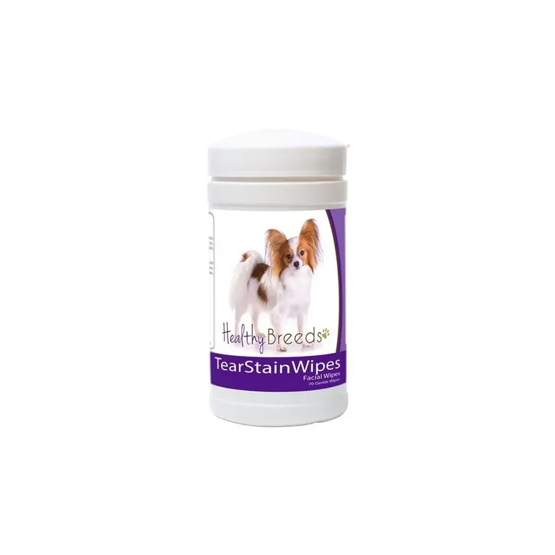 Pamperedpets Papillon Tear Stain Wipes