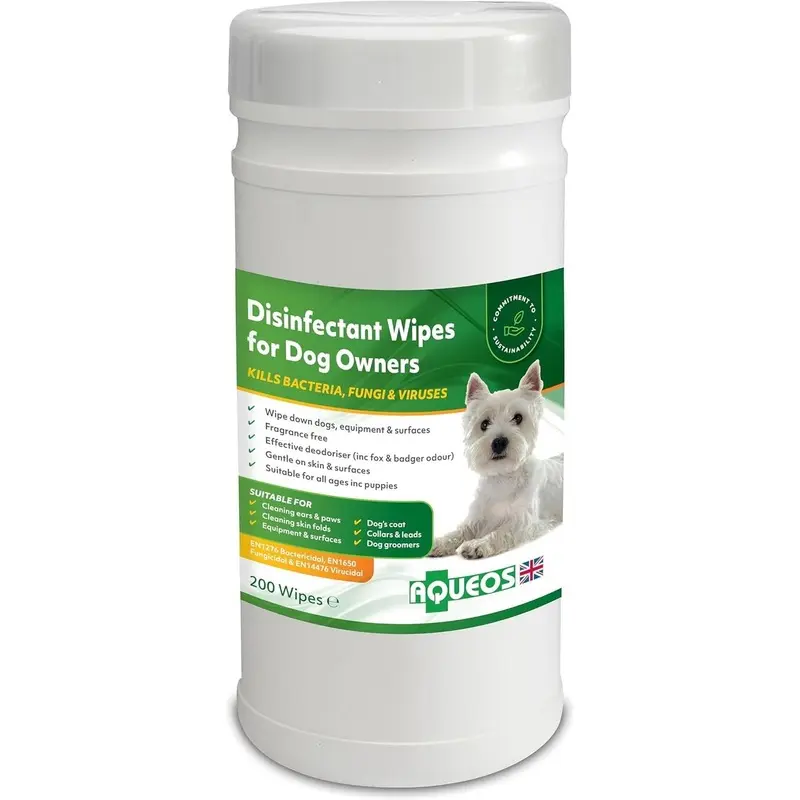 Aqueos Sanitising Wipes - 120 Wipe Tub Size 35