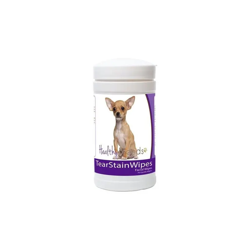 Healthy Breeds 840235152309 Chihuahua Tear Stain Wipes