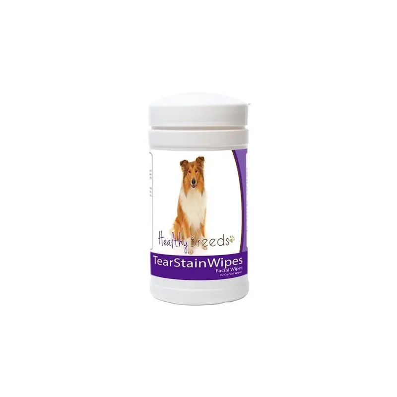 Healthy Breeds 840235152859 Collie Tear Stain Wipes
