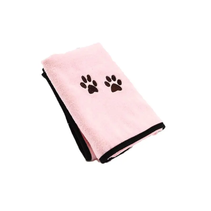 J&Y Pink (Pink) Pet Microfibre Quick Drying Towel For Dog And Cat 90Cm