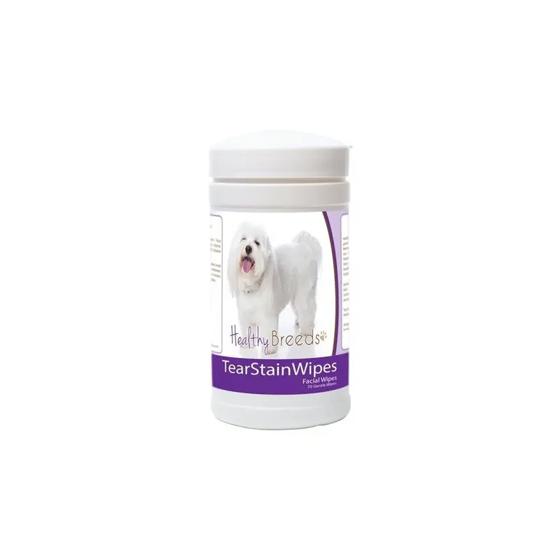 Pamperedpets Coton De Tulear Tear Stain Wipes