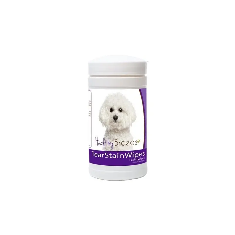 Healthy Breeds 840235152491 Bichon Frise Tear Stain Wipes