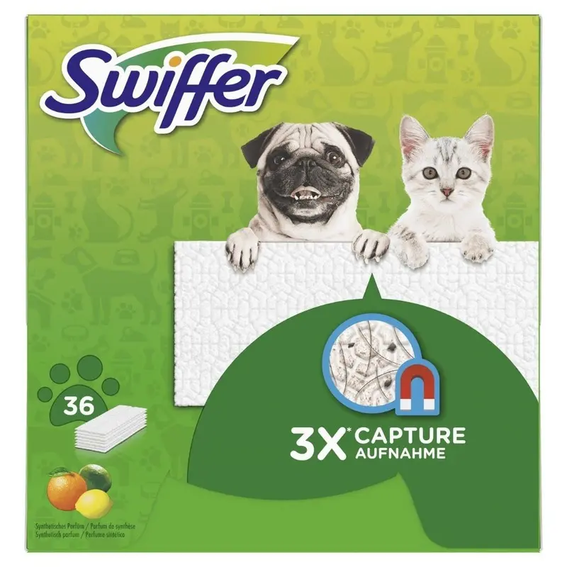 Swiffer Green Pet Wipes 36Ct