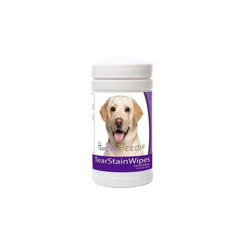 Healthy Breeds 840235152033 Labrador Retriever Tear Stain Wipes