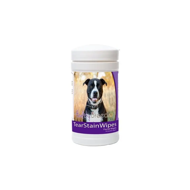 Healthy Breeds 840235152545 Pit Bull Tear Stain Wipes