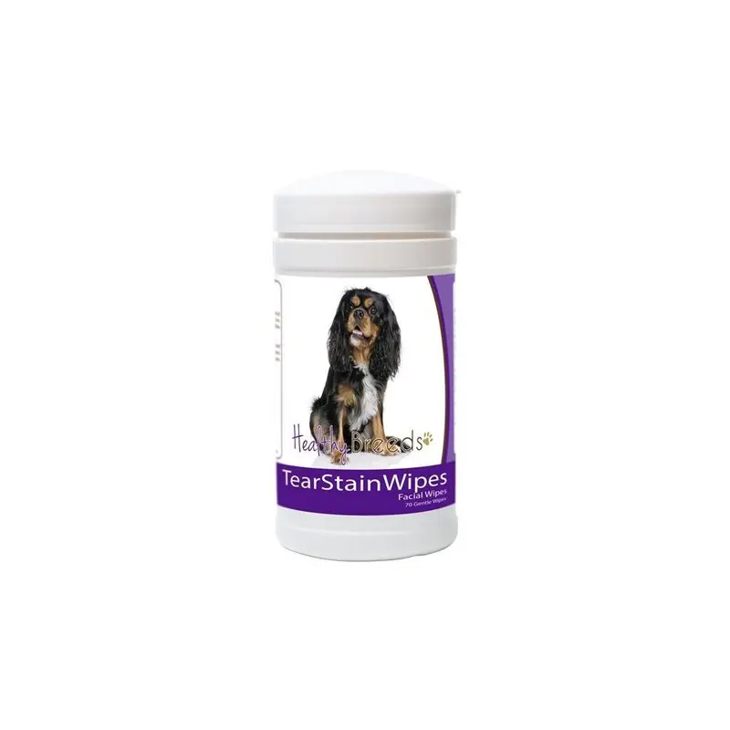 Healthy Breeds 840235152842 Cavalier King Charles Spaniel Tear Stain Wipes
