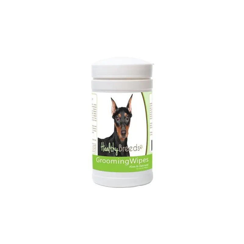Healthy Breeds 840235173557 German Pinscher Grooming Wipes - 70 Count