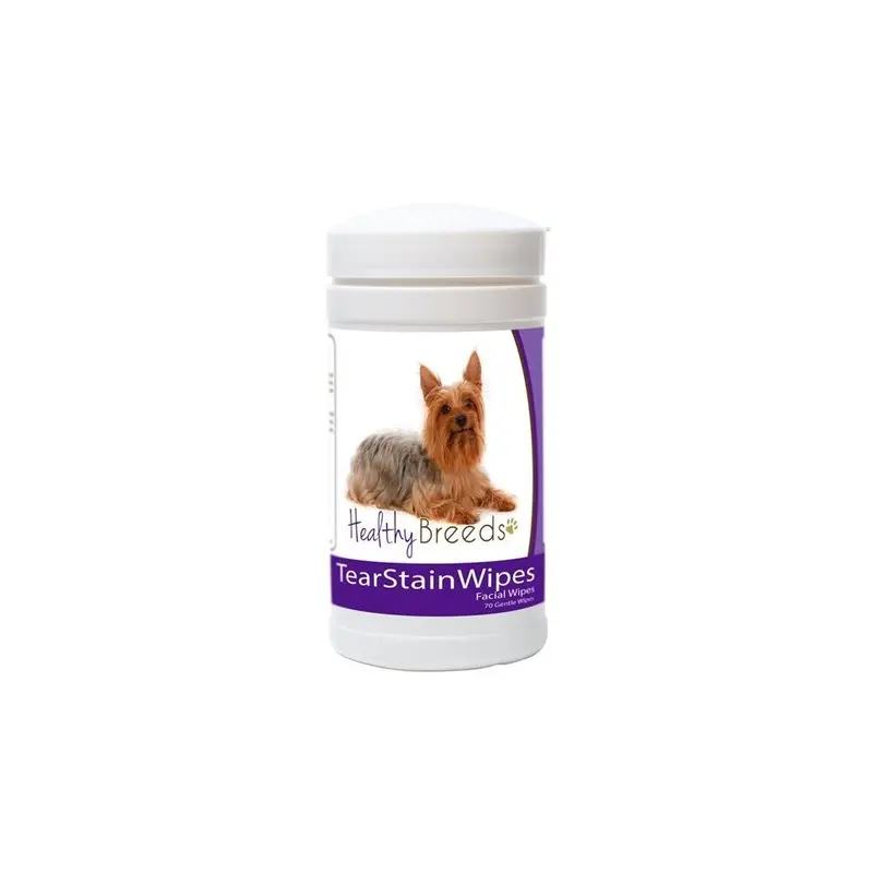 Pamperedpets Silky Terrier Tear Stain Wipes