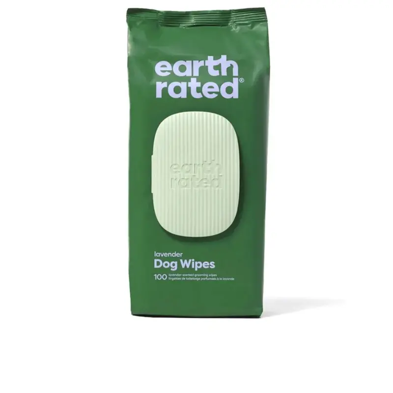 Earth Rated - Toallitas Mascota Bio Lavanda 100 U