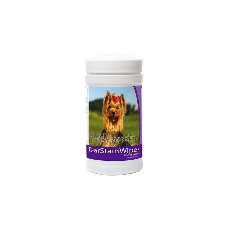 Healthy Breeds 840235152149 Yorkshire Terrier Tear Stain Wipes