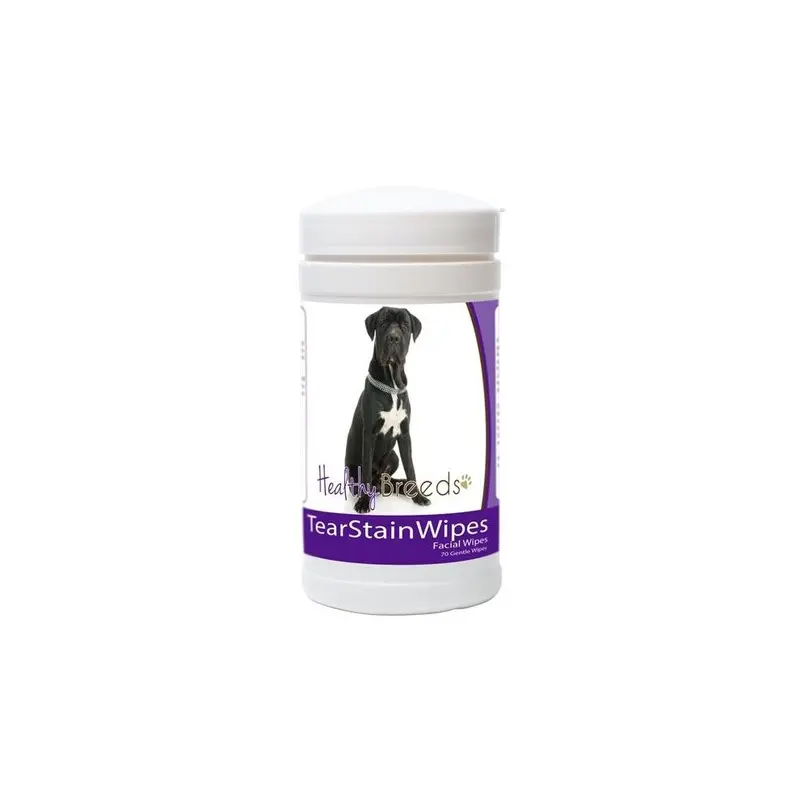 Healthy Breeds 840235152279 Cane Corso Tear Stain Wipes