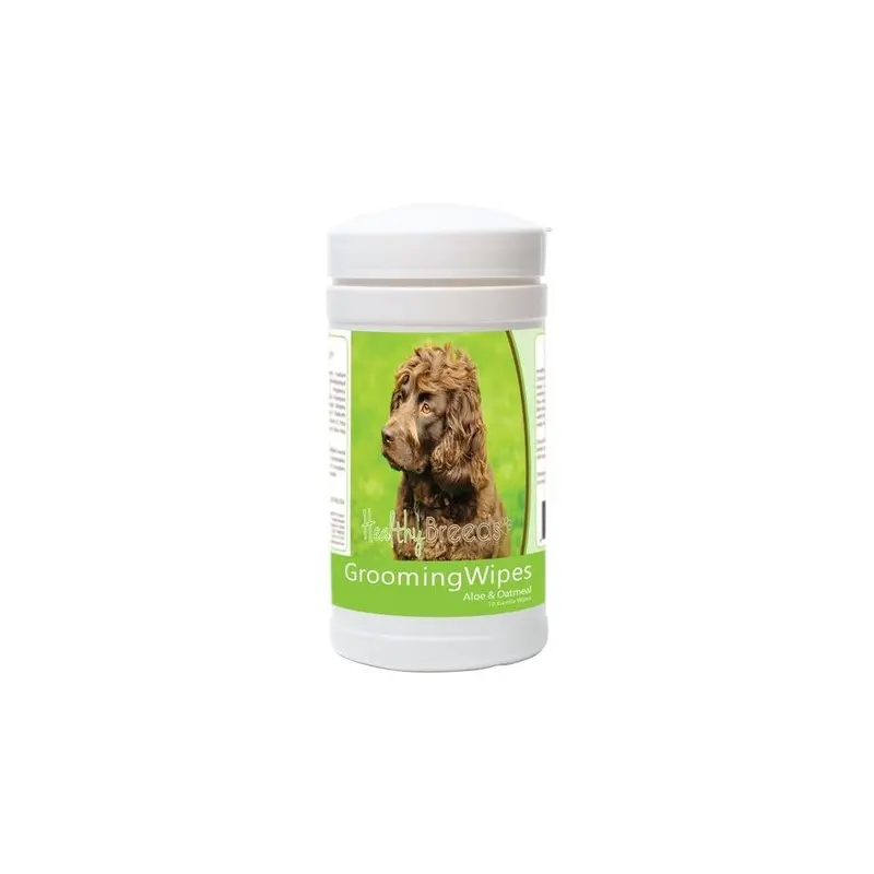 Healthy Breeds 840235173045 Boykin Spaniel Grooming Wipes - 70 Count
